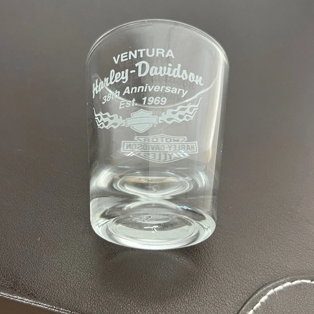 Harley-Davidson Anniversary Shot Glass Trio